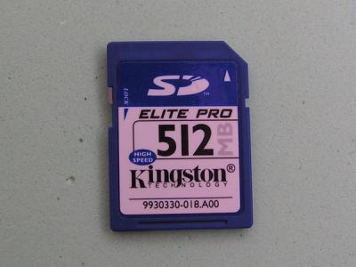 KINGSTON SD 512MB